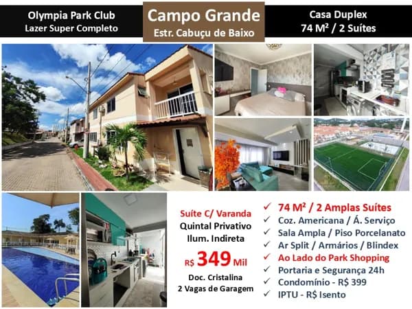 Casa Campo Grande Olympia Park 74M²