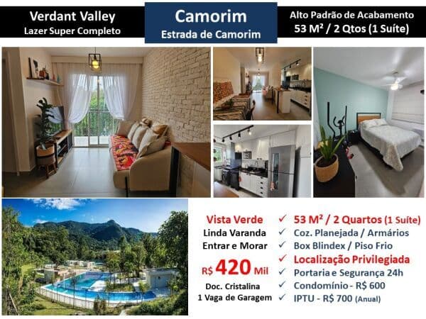 Apto Barra da Tijuca Camorim Verdant Valley 53M² 3