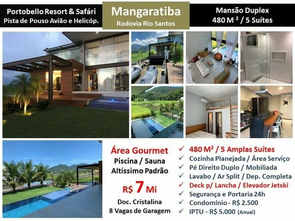 Casa Mangaratiba Portobello 480M²