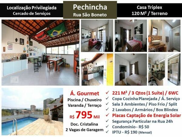 Casa JPA Pechincha São Boneto 221M²