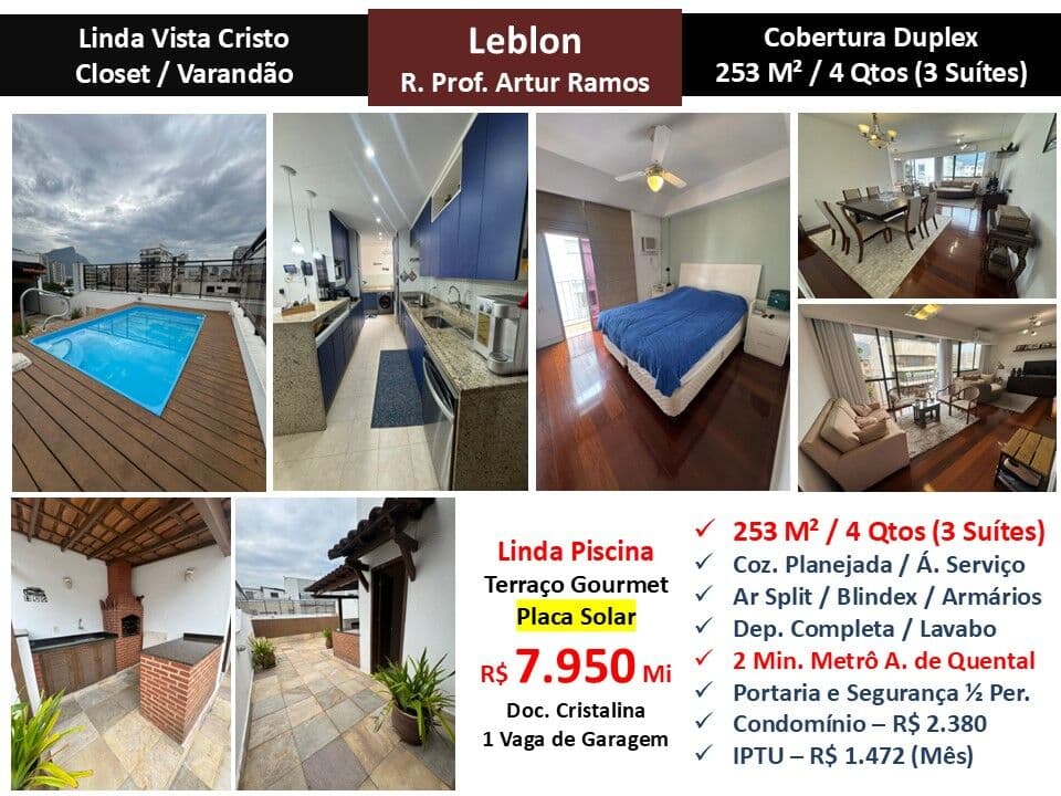 Cob Leblon Artur Ramos 253M²