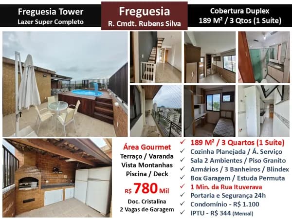 Cob JPA Freguesia Tower Rubens Silva 189M²