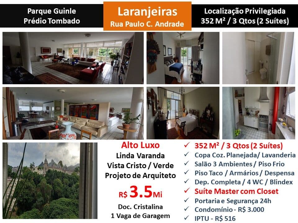 Apto Laranjeiras Paulo C Andrade 352M²