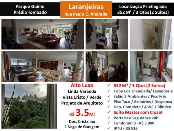 Apto Laranjeiras Paulo C Andrade 352M²