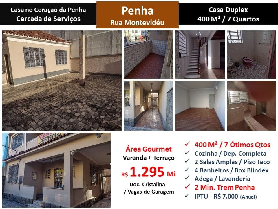 Casa Penha Montividéu 400M²