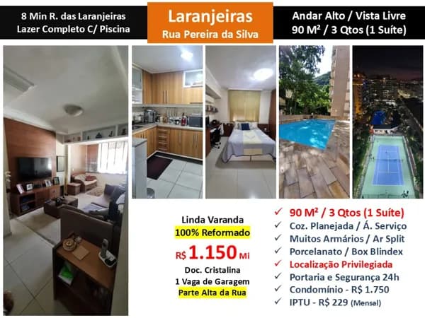Apto Laranjeiras Pereira da Silva 90M² 4