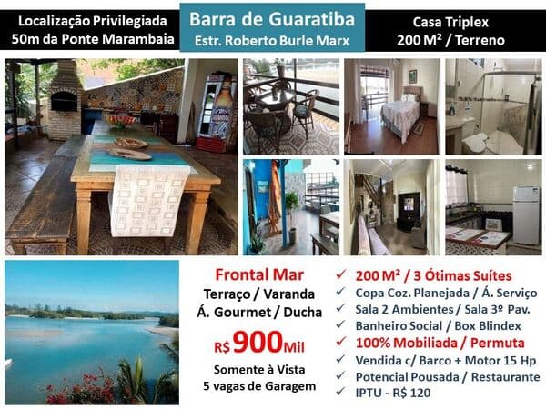 Casa Barra de Guaratiba Burle Marx 200M²