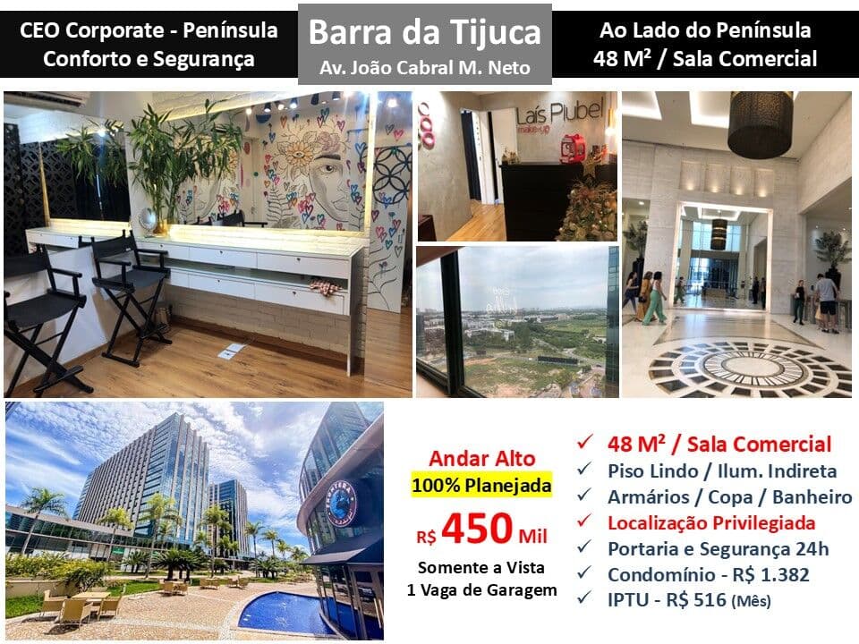 Sala Barra da Tijuca CEO 48M²