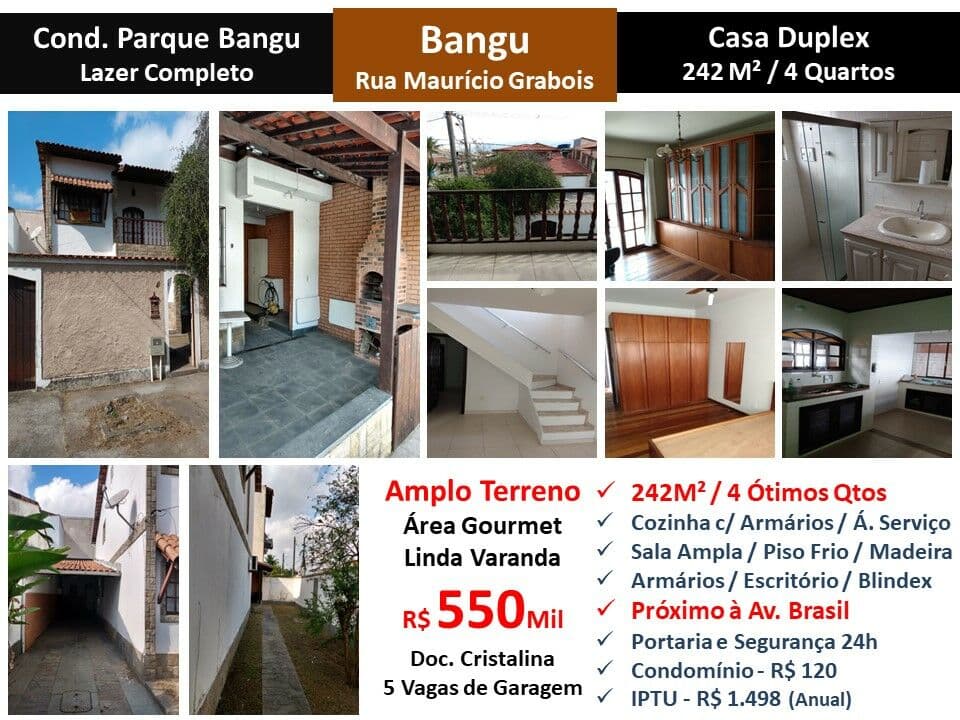 Casa Bangu Parque Bangu 242M²