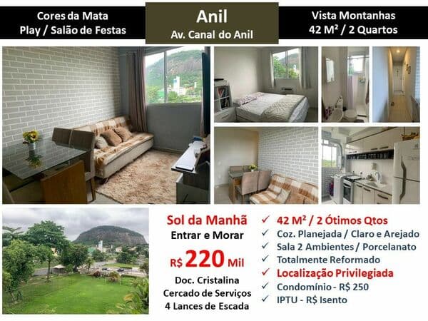 Apto JPA Anil Cores da Mata 42M²
