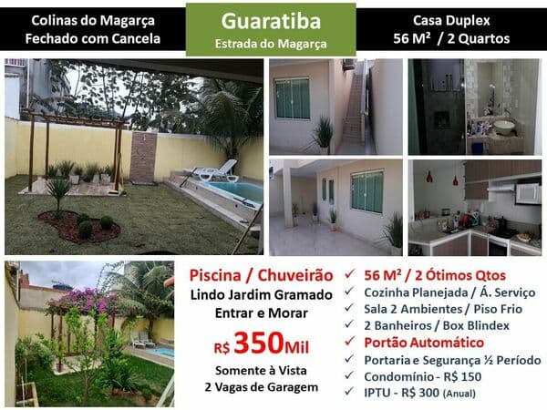 Casa Guaratiba Colinas do Magarça 56M²