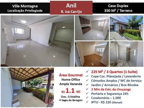 Casa JPA Anil Ville Montagne 225M²