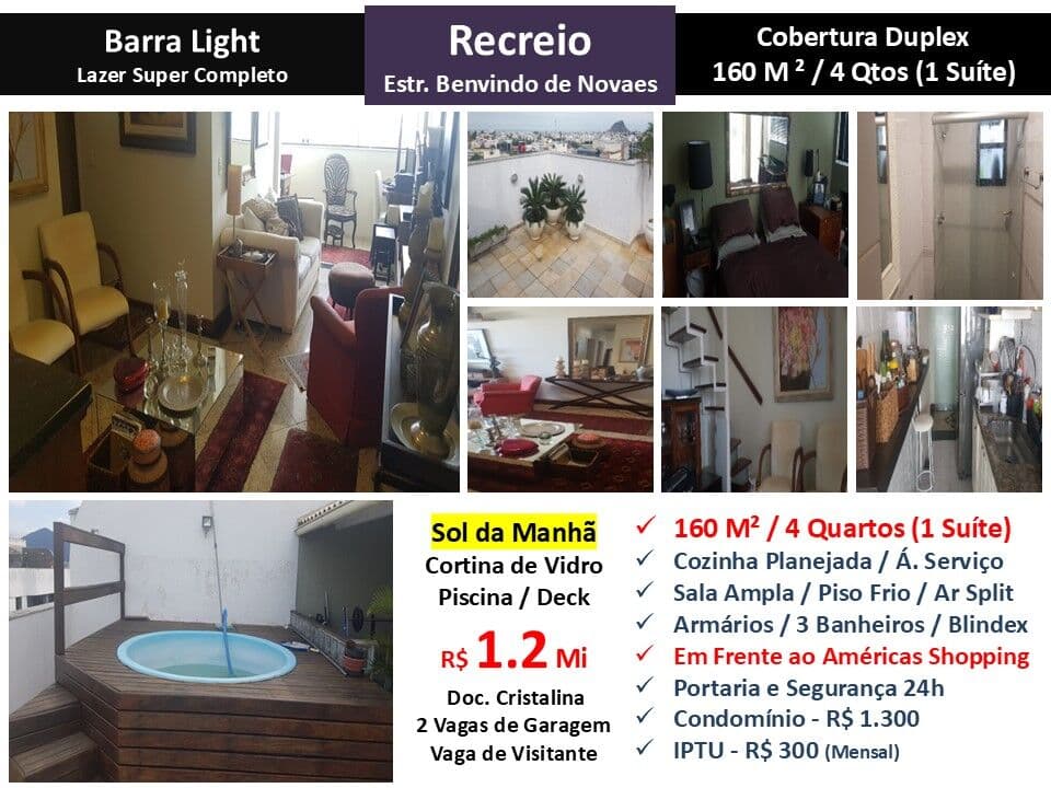 Cob Recreio Barra Light 160M²
