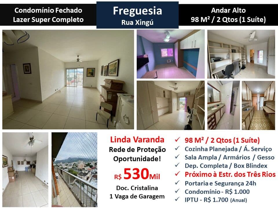 Apto JPA Freguesia Xingu 98M²