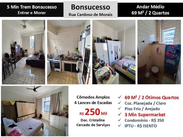 Apto Bonsucesso Cardoso de Morais 69M²