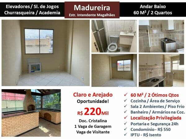Apto Madureira Intendente Magalhães 60M²