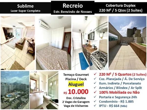 Cob Recreio Sublime 220M²