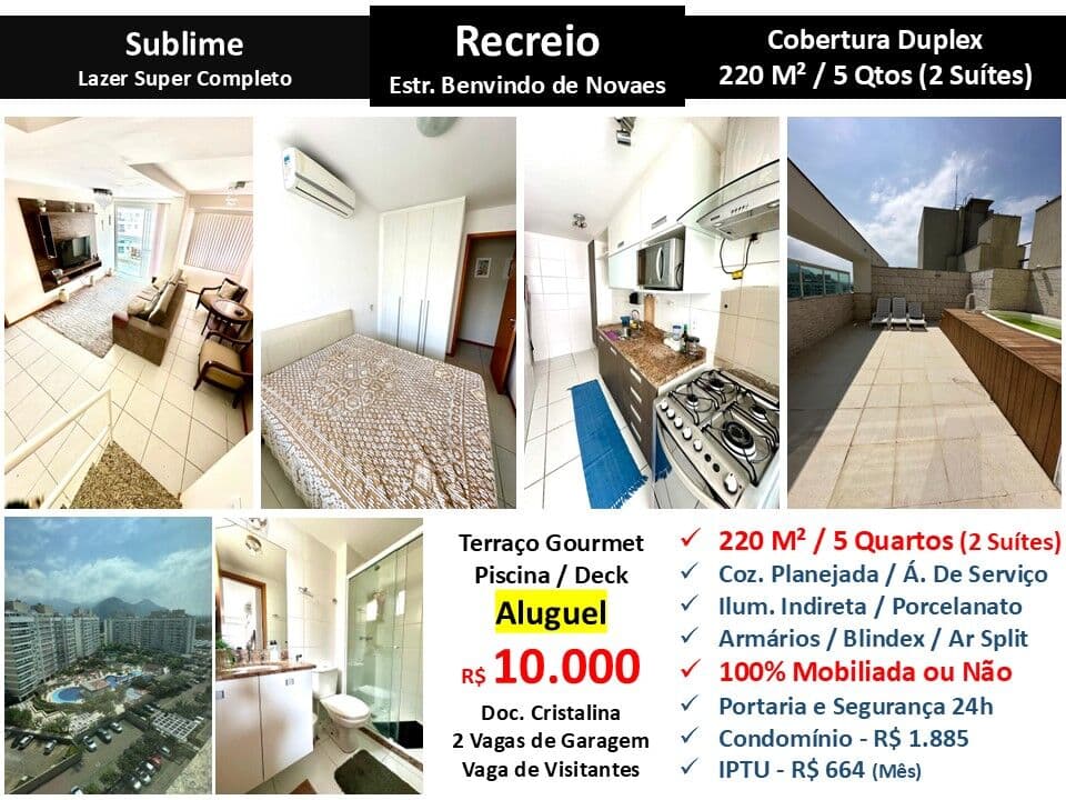 Cob Recreio Sublime 220M²