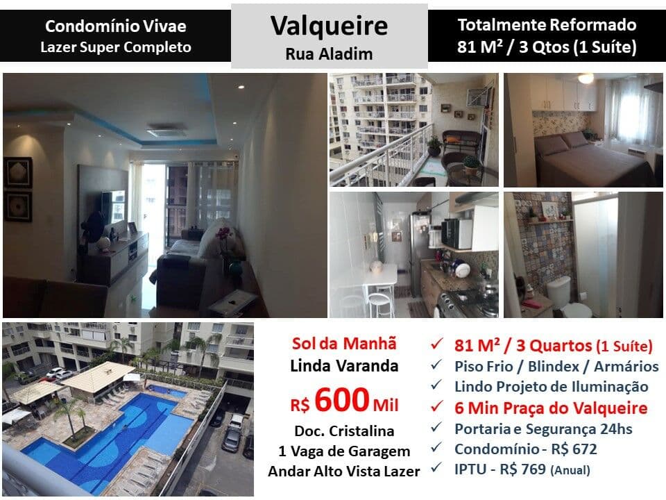 Apto JPA Valqueire Aladim Vivae 81M²