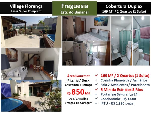Cob JPA Freguesia Village Florença 169M²