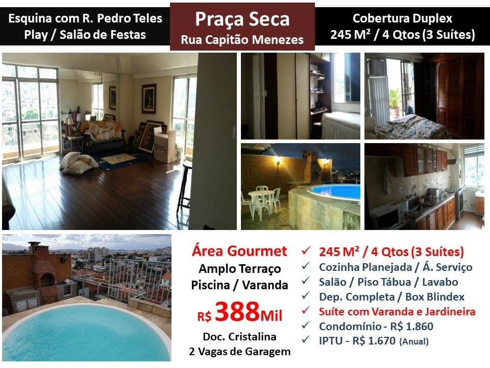 Cob JPA Praça Seca Capitão Menezes 245M²