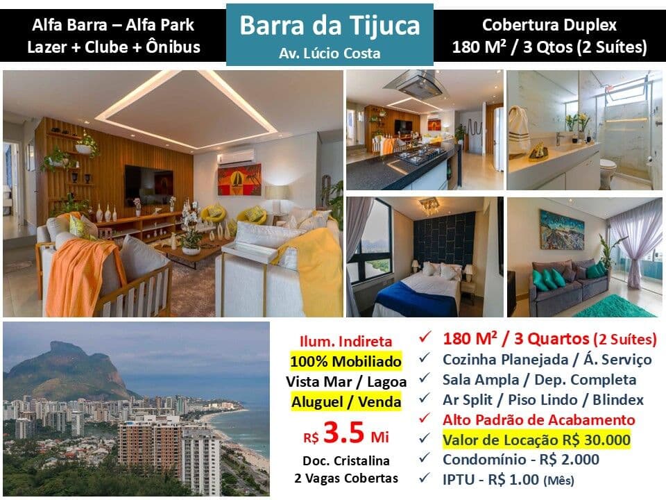 Cob Barra da Tijuca Praia Alfa Barra Alfa Park 105M² 2