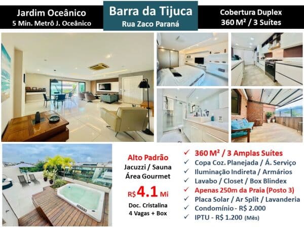 Cob Barra da Tijuca JO Zaco Paraná 360M²