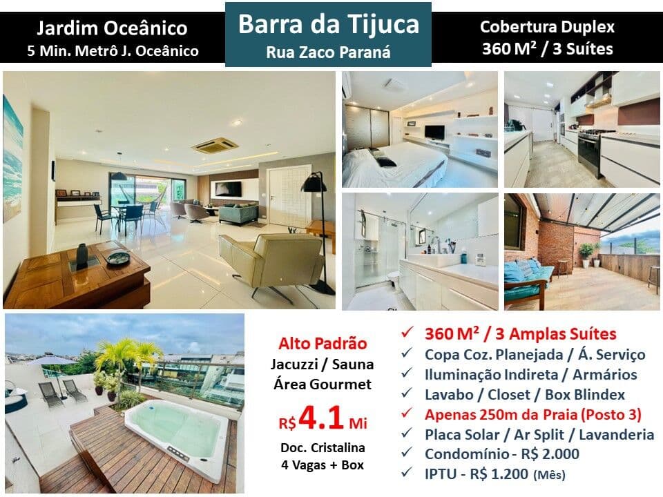 Cob Barra da Tijuca JO Zaco Paraná 360M²