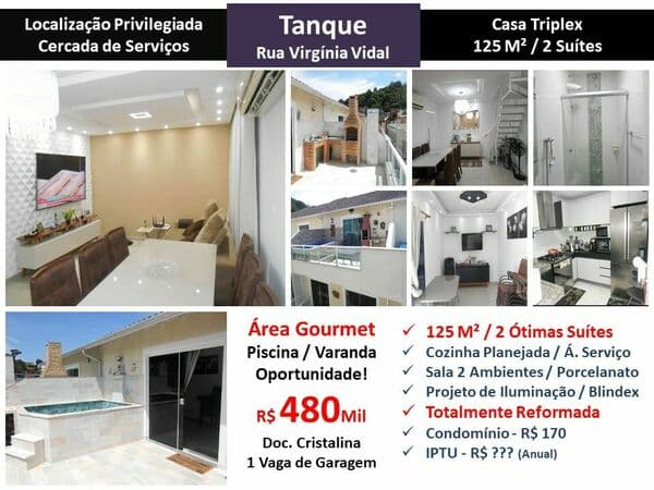 Casa JPA Tanque Virginia Vidal 125M²