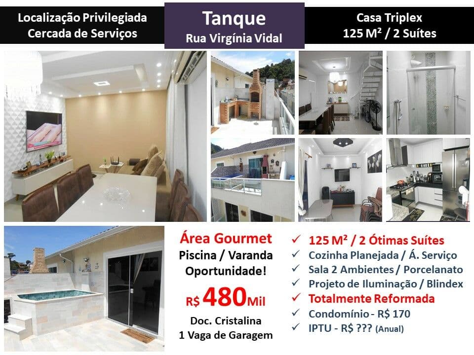 Casa JPA Tanque Virginia Vidal 125M²
