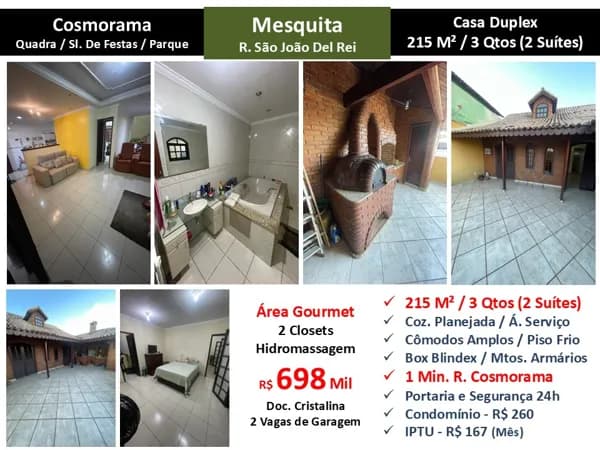 Casa Mesquita São João Del Rei 215M²