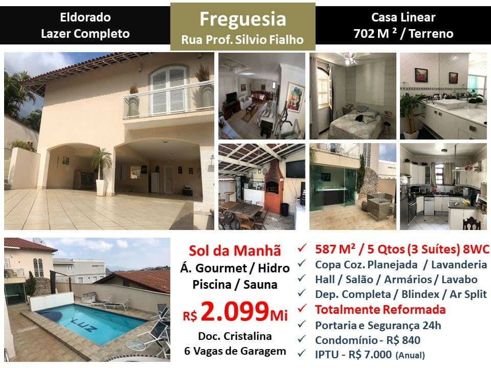 Casa JPA Freguesia Eldorado 587M²