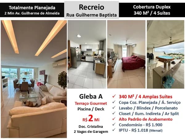 Cob Recreio Gleba A Guilherme Baptista 340M²