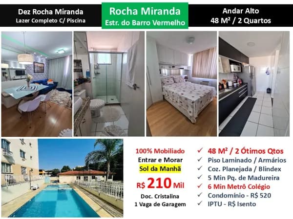 Apto Rocha Miranda Dez Rocha Miranda 48M²