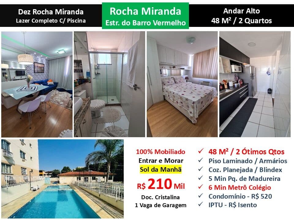 Apto Rocha Miranda Dez Rocha Miranda 48M²