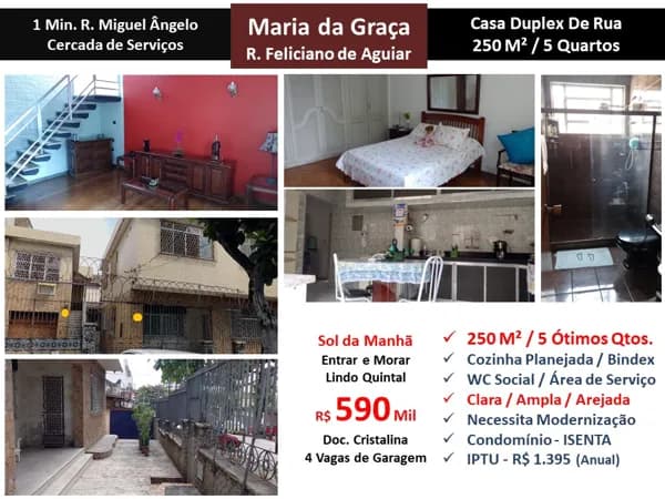 Casa Maria da Graça Feliciano de Aguiar 250M²