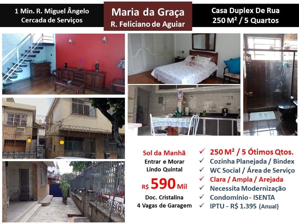 Casa Maria da Graça Feliciano de Aguiar 250M²