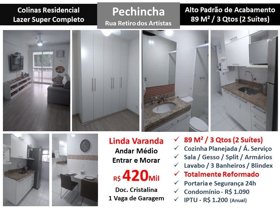 Apto JPA Pechincha Colinas Residencial 89M²