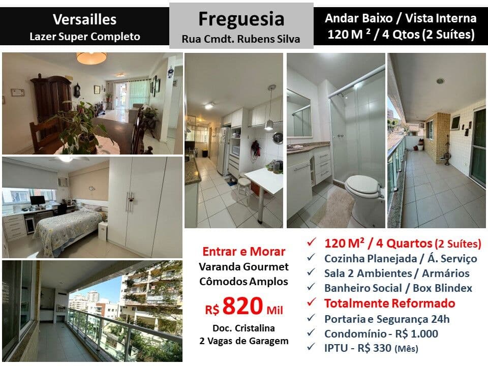 Apto JPA Freguesia Rubens Silva Versailles 120M² 3