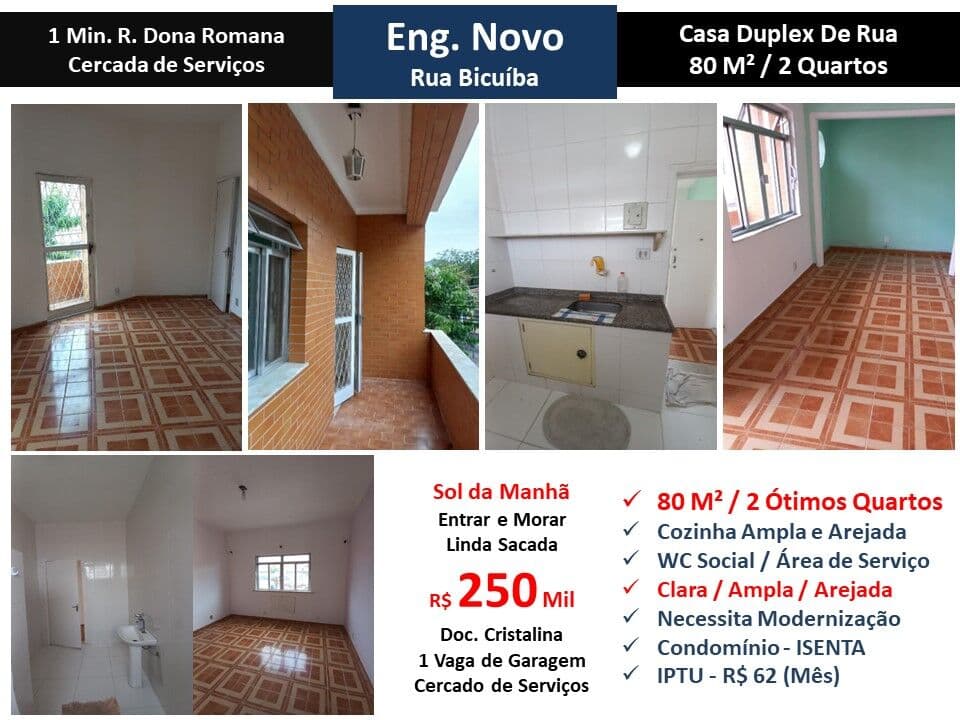 Casa Eng. Novo Bicuíba 80M²