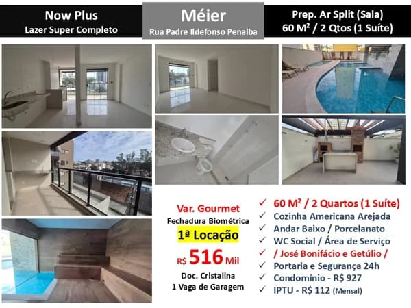 Apto Meier Padre I. Penalba Now Plus 60M²