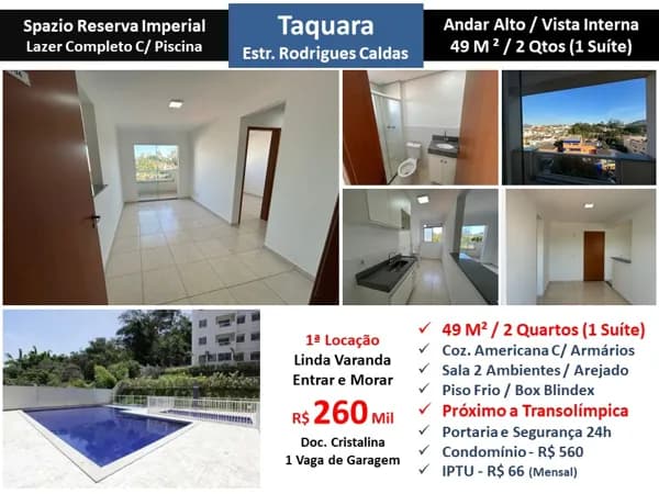 Apto JPA Taquara Spazio Reserva Imperial 49M² 3