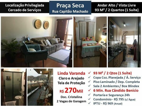 Apto JPA Praça Seca Capitão Machado 93M²