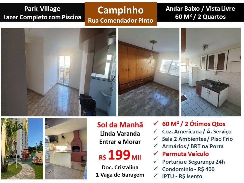 Apto JPA Campinho Park Village 60M²