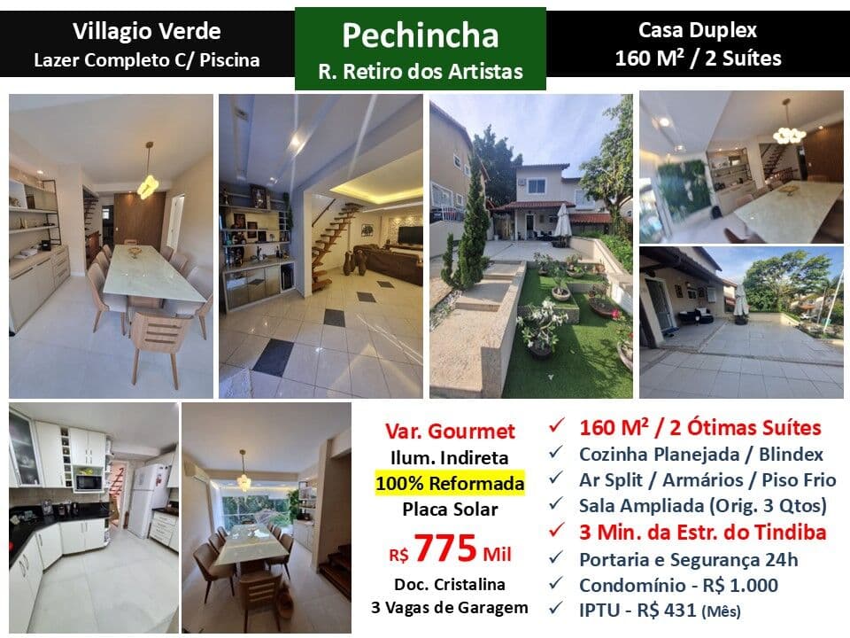 Casa JPA Pechincha Villagio Verde 160M²