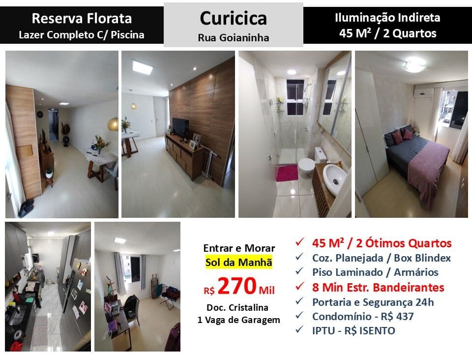 Apto JPA Curicica Reserva Florata 45M² 5