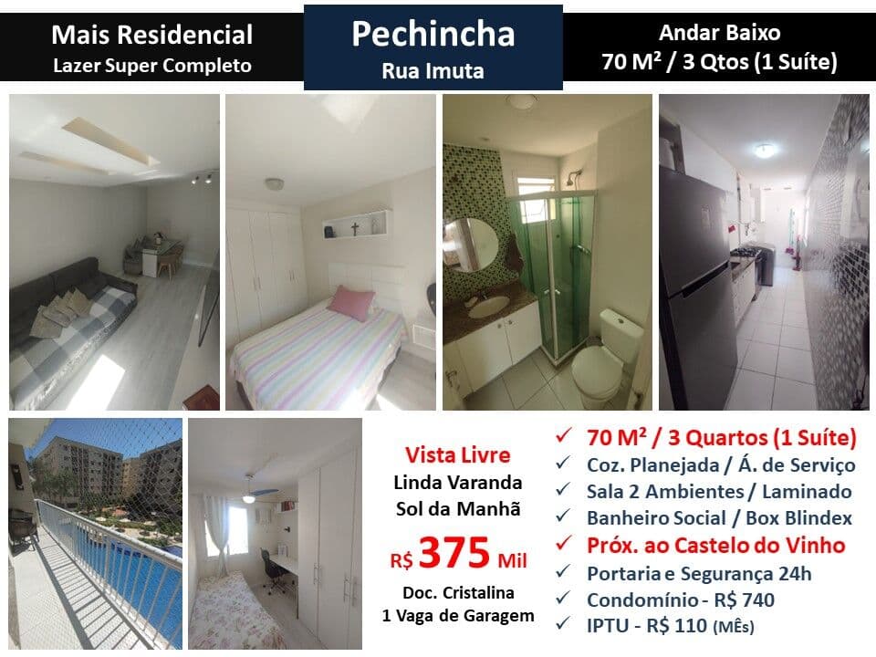 Apto JPA Pechincha Mais Residencial 70M² 6