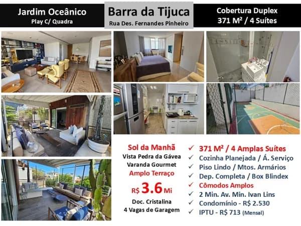Cob Barra da Tijuca JO Fernandes Pinheiro 371M²