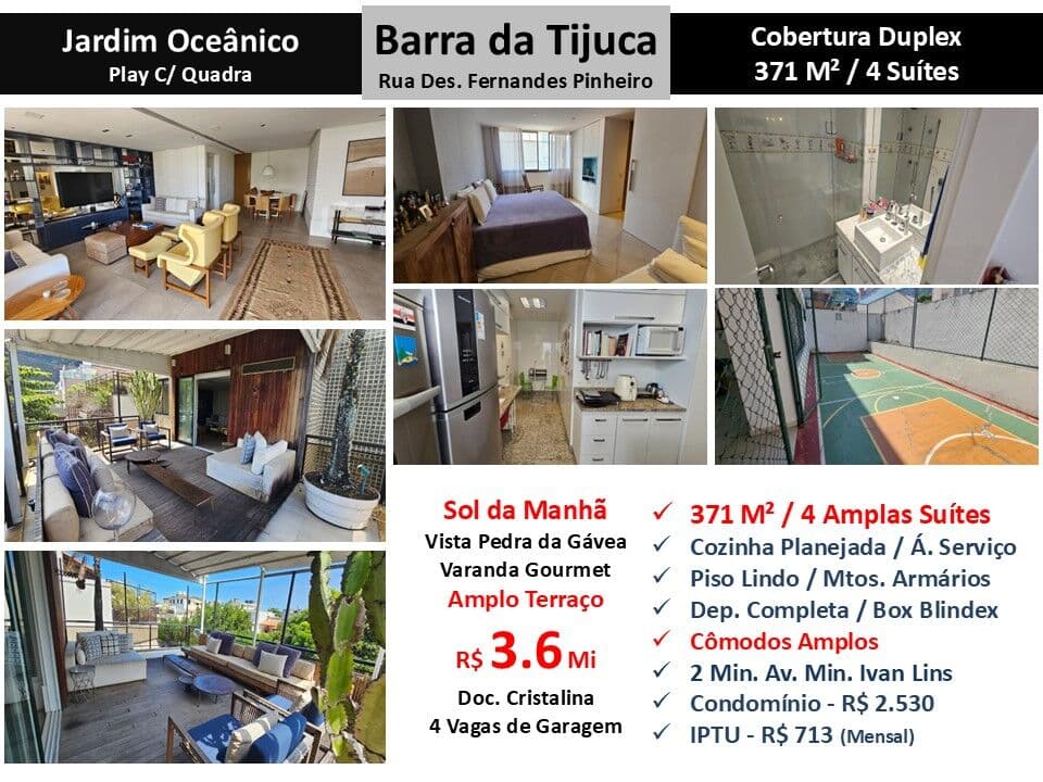 Cob Barra da Tijuca JO Fernandes Pinheiro 371M²
