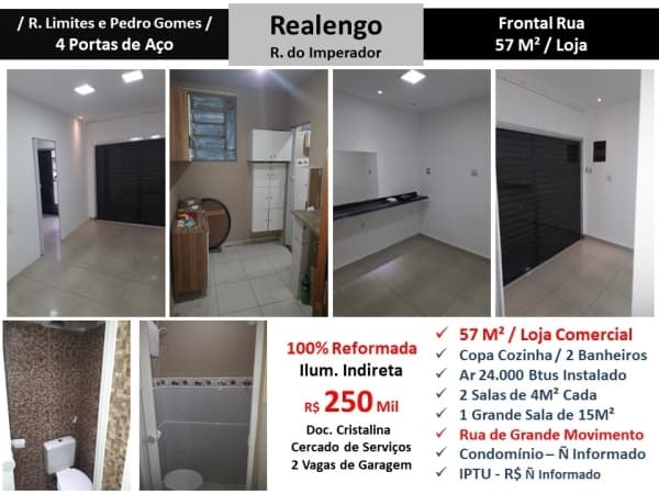 Loja Realengo Imperador 57M²